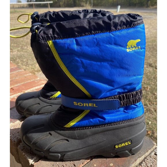 Sorel Shoes - SOREL Flurry Snow Boot Women’s Size 7 Blue Waterproof Insulated Winter Pull On